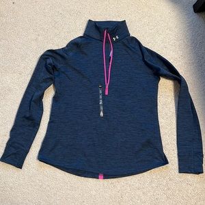 Women’s long sleeve half zip cold gear under armour shirt